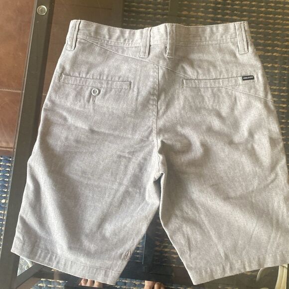 Volcom Men's Gray Casual twill walk Shorts. Grey ringspun cotton stretch NWT - Picture 4 of 7